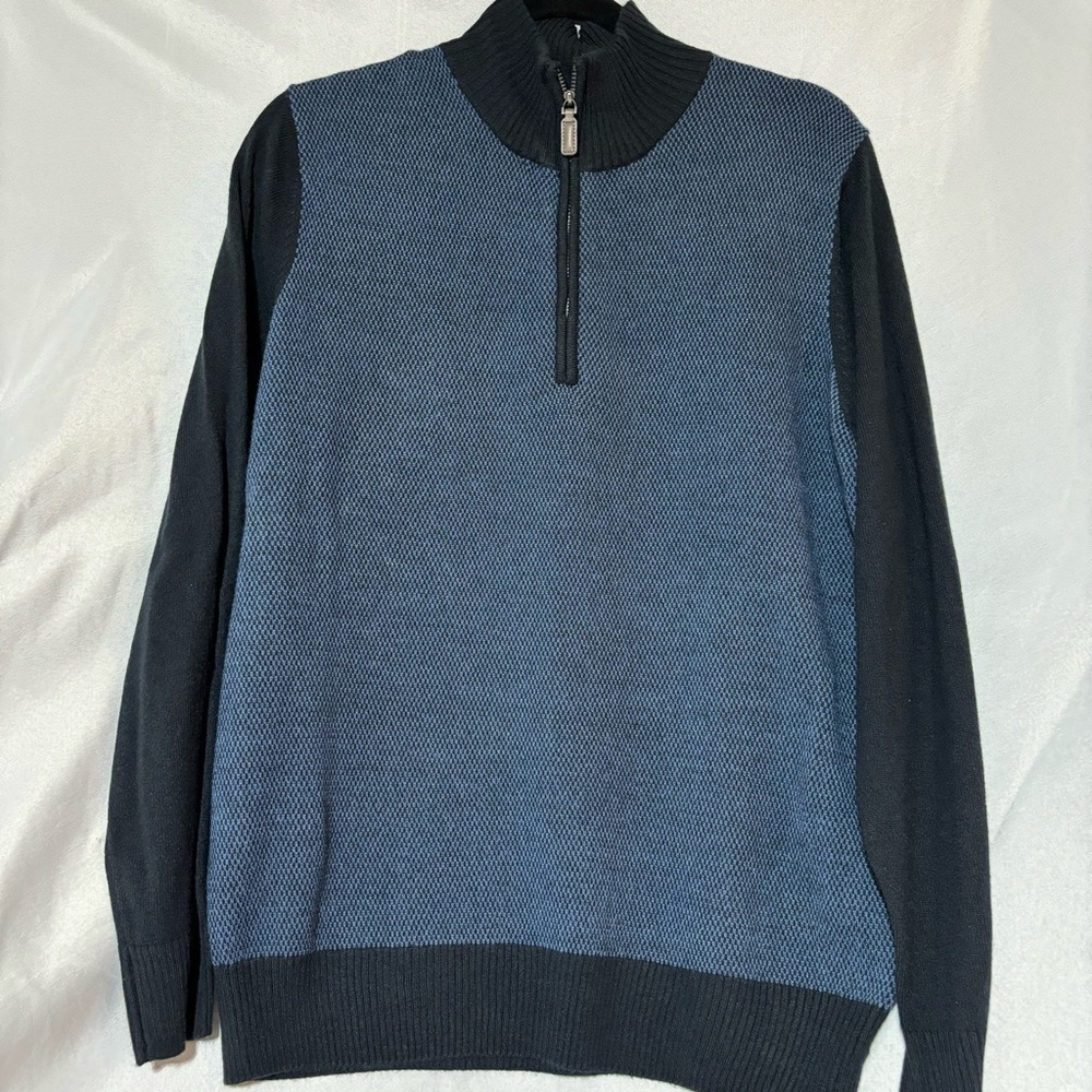 BOGO Tricots St Raphael Men’s 2 Tone Long Sleeve Sweater Size M